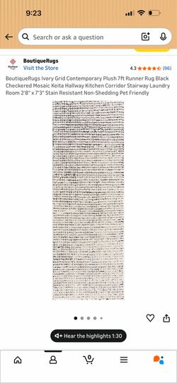 NEW Runner Rug