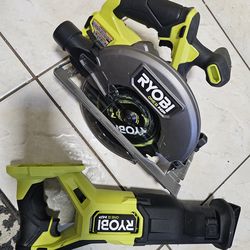 Ryobi circular saw and reciprocating saw (tool only)