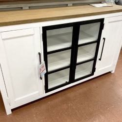 New 68” White Console — ONLY (2) LEFT