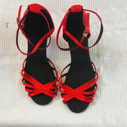 Red Salsa Dancing Shoes