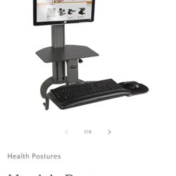 Taskmate Go 6300- Standing Computer Desk. Laptop.