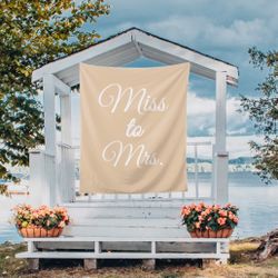 Miss To Mrs Backdrop