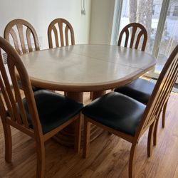Table And 6 Chairs