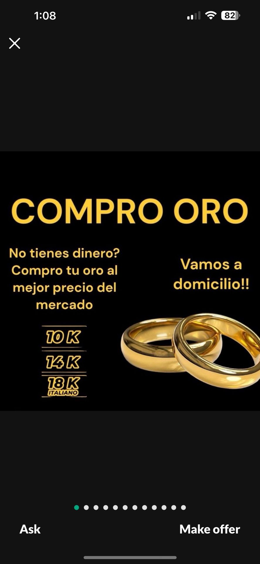PAGO BUEN PRECIO POR GRAMO DE 10k 14k 18k MANDAME UN TEXTO