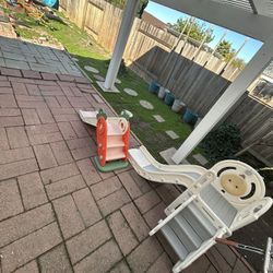 Free Slides, Mercedes Car And Swing 