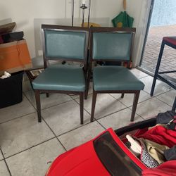 2 Chairs Soft Cushion Like New