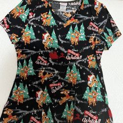 Christmas Scrub Shirt 