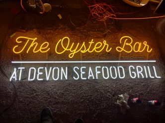 66x22 Neon Restaurant Sign
