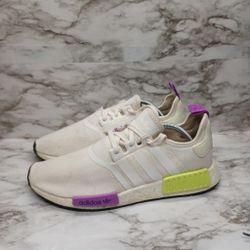 Adidas Runners Sneakers Mens 11 NMD_R1 'Chalk White Semi Solar Yellow' D96626
