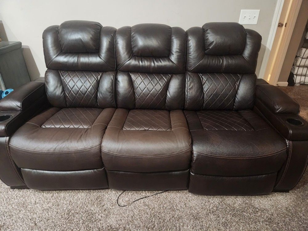 Leather Sofa Ans Love Seat
