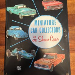 1966 Mattel Miniature Car Collectors 48 Car Show Case. 