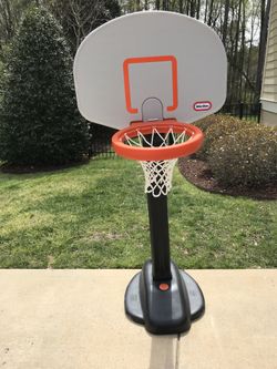 Basketball hoop - like new - $45 - adjusts higher