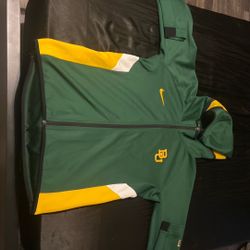 Green Baylor Dri-Fit Jacket 