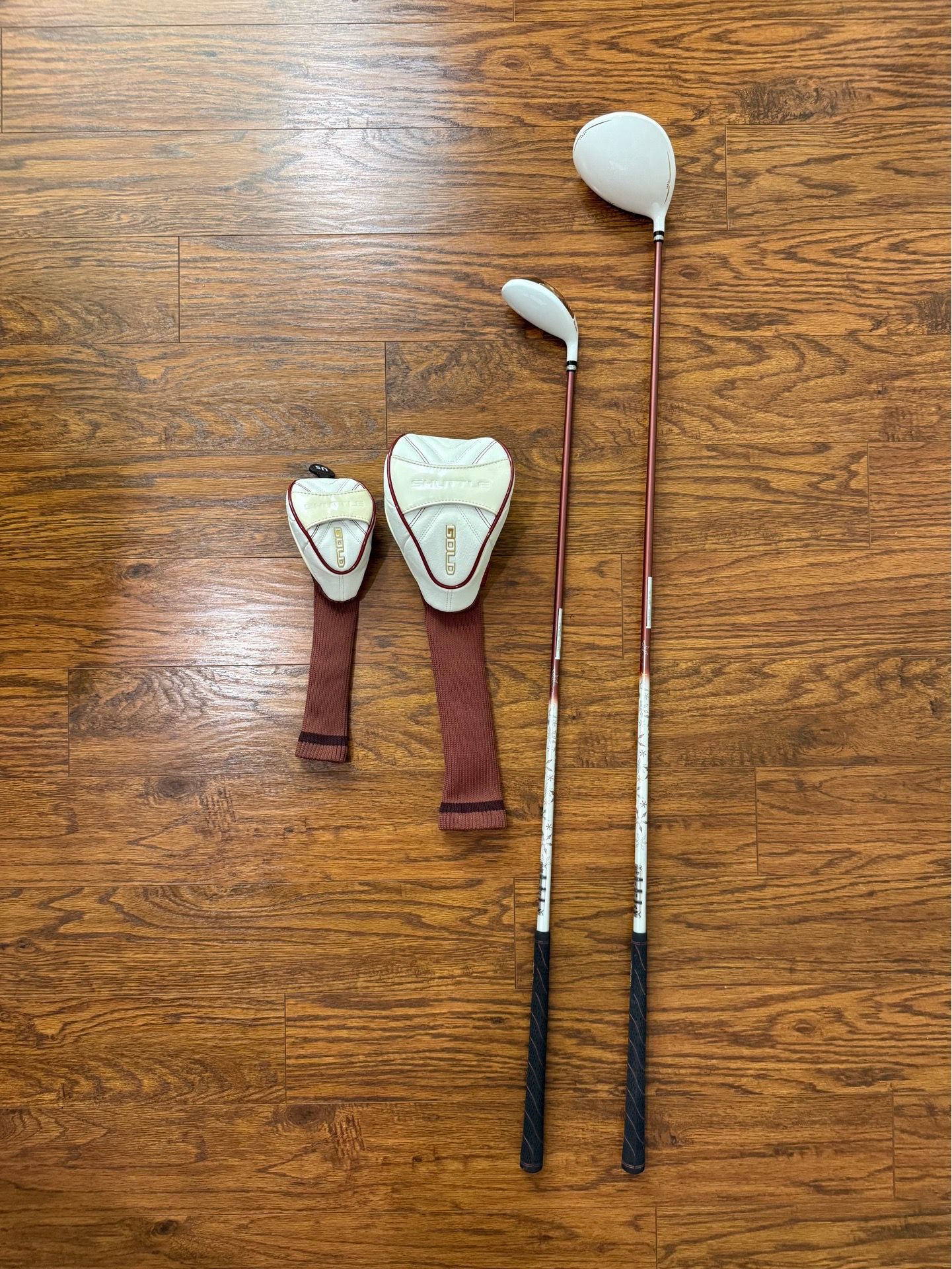 Maruman Shuttle Gold Driver + 5 Hybrid Set – Used Once – FUBUKI Shafts