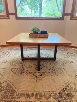 Custom Walnut and Cherry Coffee Table