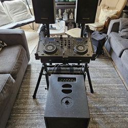 Dj Set Gemini Mixer  / American Audio  Speakers 
