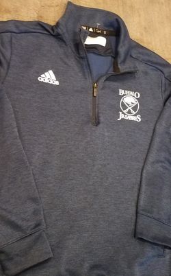 Buffalo Jr. Sabres Adidas ClimaProof Golf Jacket Men’s Large 1/4 Zip Large