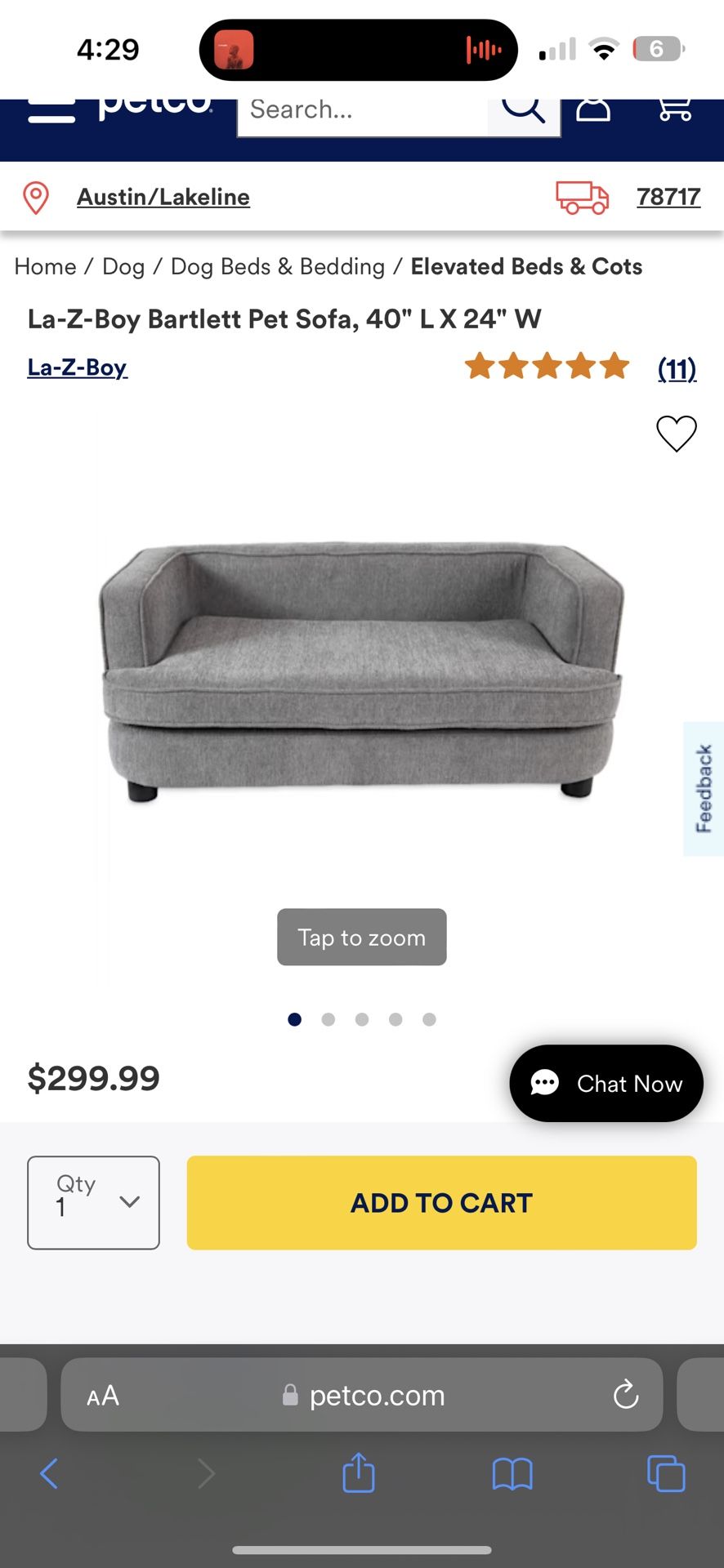 Dog Bed / Mini Sofa