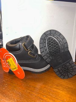 Toddler Black Ankle Boots Size 2