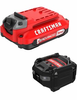CRAFTSMAN V20 3 Ah Advanced Battery Starter Kit, Includes V20 Battery and Charger