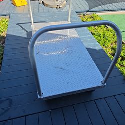 Aluminum platform dolly, truck