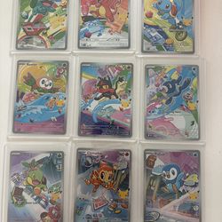 Pokemon Illustration First Partner Promo Complete Set Mint Condition