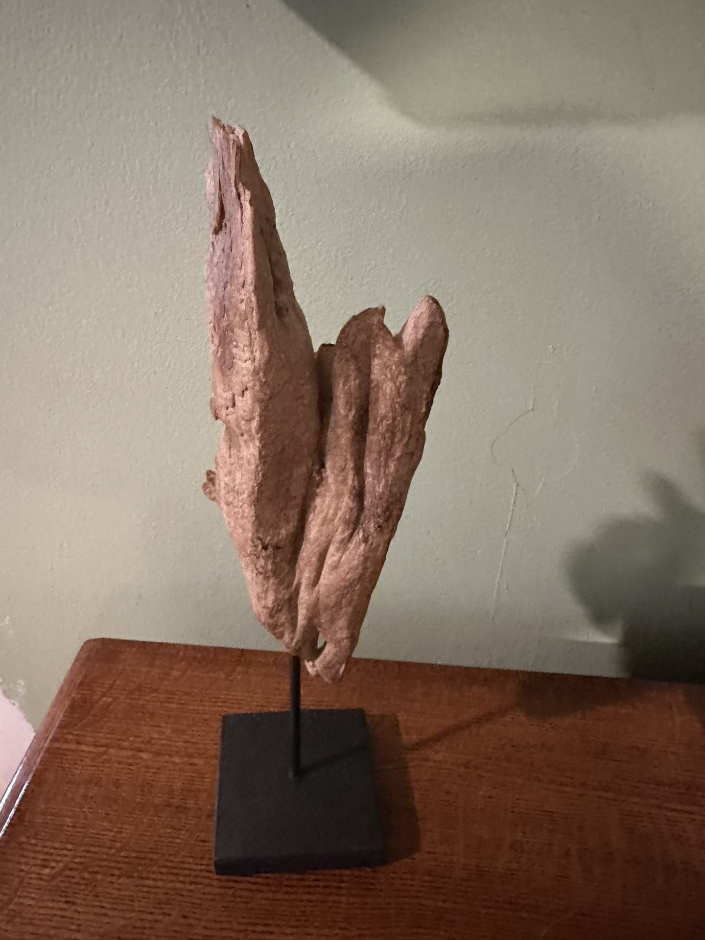 Wooden Statue Display