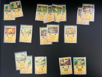 30th Celebration Pikachus