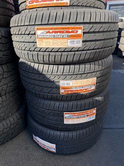 Arroyo Grand Sport A/S 285/45R22 114V XL Tires – Set of 4 new