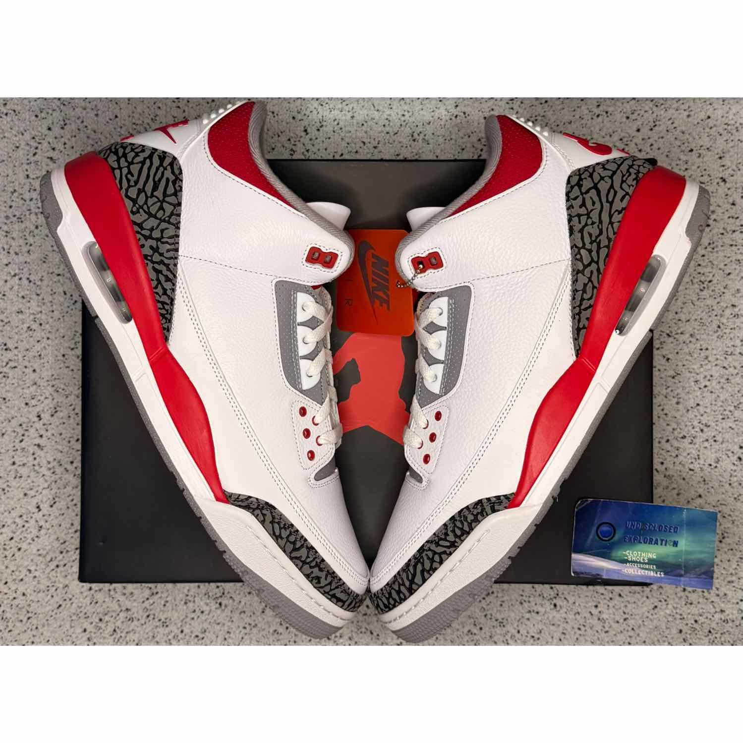 Jordan 3 Fire Red 13 Men