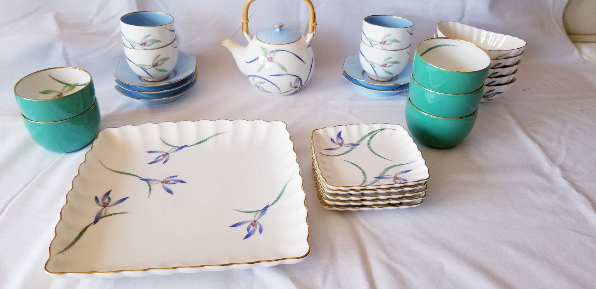 Authentic Japanese tea set