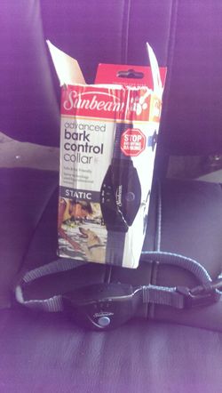 SUNBEAM STATIC BARK CONTROL COLLAR