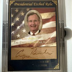 2025 A Word From POTUS - George H. W. Bush Presidential Relic: PER-GB41 #02/47