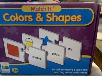 Match It! Color And Shapes Puzzle From The Learning Journey International