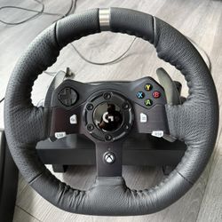 Logitech Racing Wheel And Pedals For Xbox 