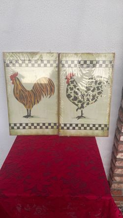 Rooster Wall Art Prints Set of 2