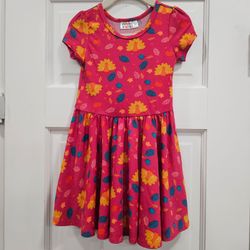 NEW Dot Dot Smile Thanksgiving Turkey Pumpkin Leaves Dress Girls 2T