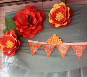 Paper flowers 3 for $20