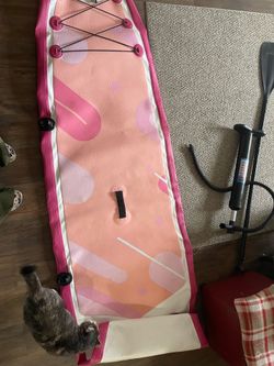 Paddle board with pump