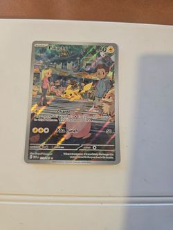 NM Pokemon Pikachu TCG Illustration Rare Card 173/165 Scarlet & Violet 151 Series