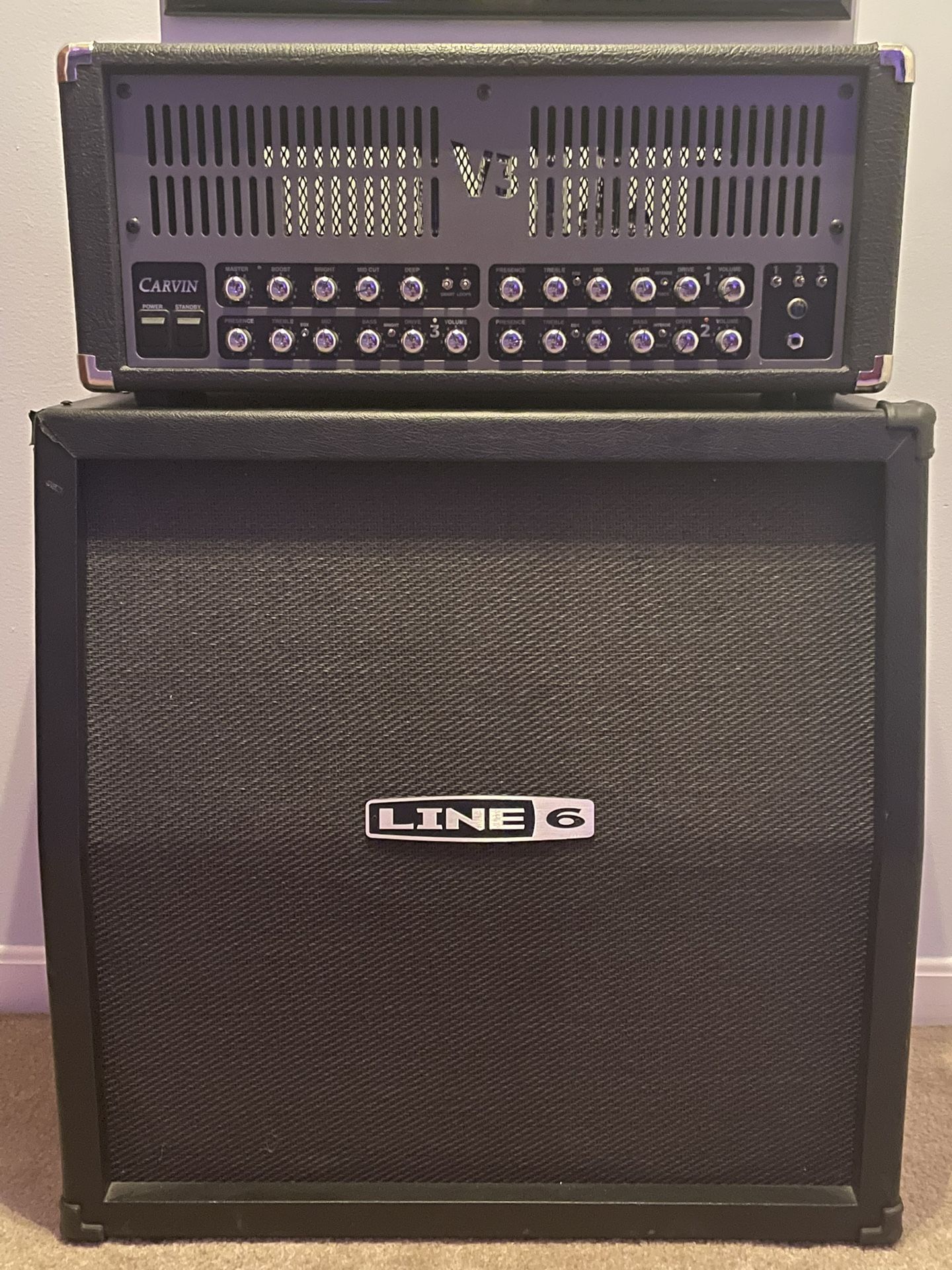 Carvin Tube Amp W/ Line 6 Half stack