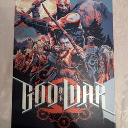 God Of War Displate Metal Poster