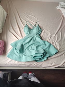 Teal Minidress