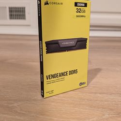 CORSAIR VENGEANCE 32GB DDR5 RAM NEW - 5600MT/s / CL36 / Intel XMP / Black