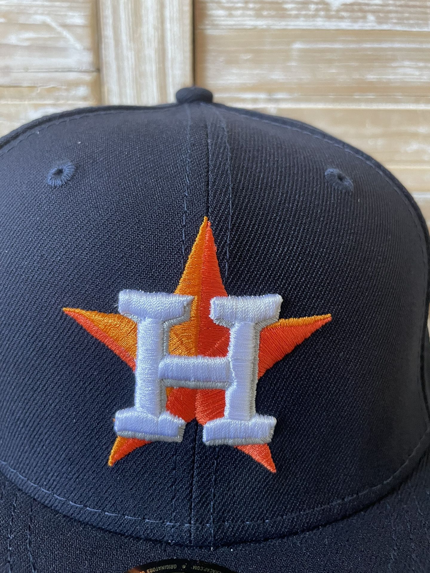 New Era HOUSTON ASTROS CLOUD ICON 5950 59Fifty Navy Orange FITTED HAT CAP  5/8 Brand new 100% authentic rare! Check out photos for further details