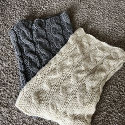Knit Infinity Scarves