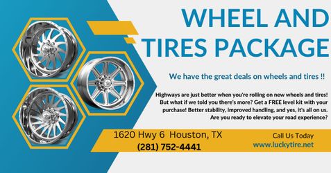NEW WHEELS WITH TIRES SALE -- BEST DEAL 
