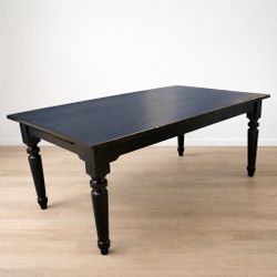 Solid Wood Dining Table – Heavy Duty – Farmhouse Style