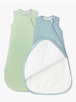 PurComfy Quilted Supersoft Sleep Sack, 2.5 TOG Premium Bamboo Viscose Warm Baby Sleeping Bag 0-3 m 
