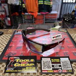 BOMBER Boogie-Bomb Ice Blue Mirror Safety Glasses